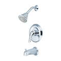 Pioneer Faucets Single Handle Tub and Shower Trim Set, Wallmount, Polished Chrome T-4LG100